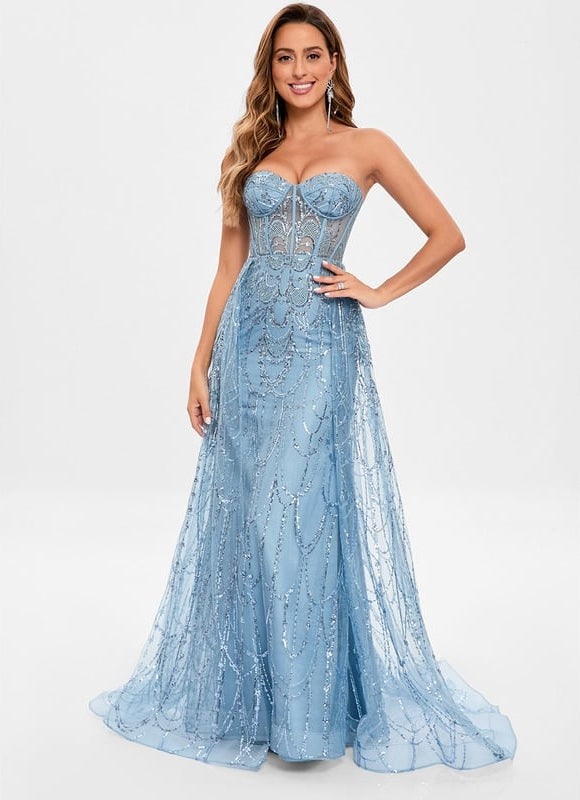 Robe De Bal Éclat Argenté