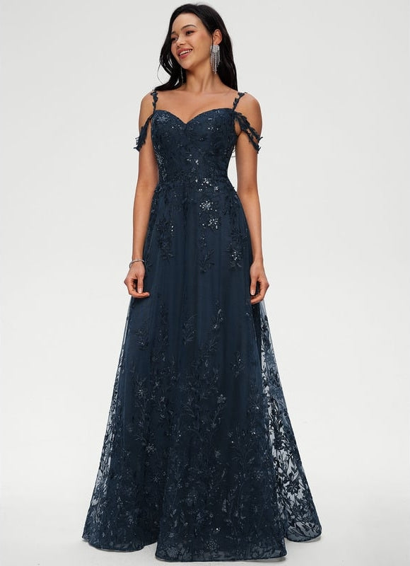 Robe De Bal Émeraude Délicate - gallery 3