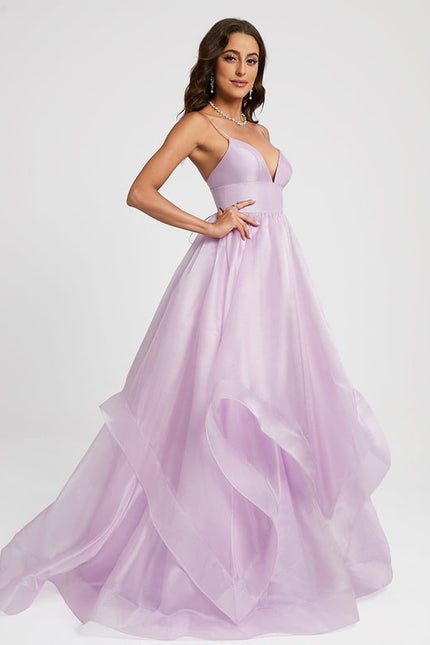 Robe De Bal Lavande Aérienne - gallery 6
