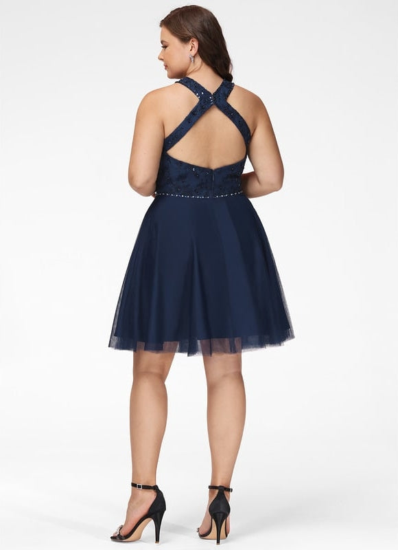 Robe De Bal Tulle Perlée - gallery 9