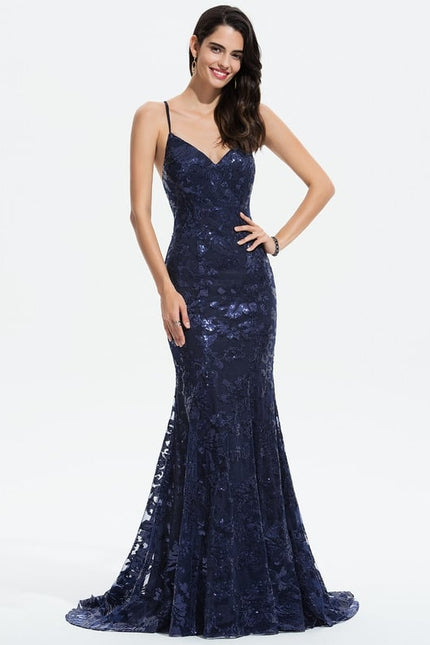 Robe De Bal Élégante Scintillante - gallery 1