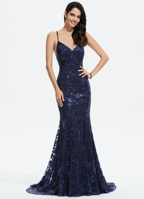 Robe De Bal Élégante Scintillante - gallery 1