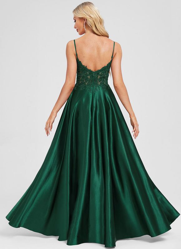 Robe De Bal Gala Satinée - gallery 2
