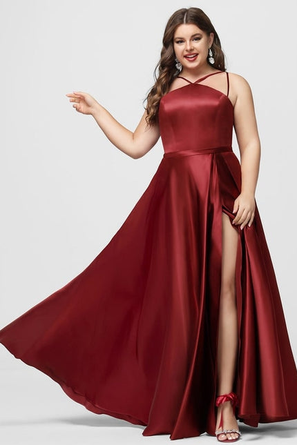 Robe De Bal Satin Écarlate Insolent - gallery 5