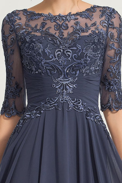 Robe De Bal Longue Marine Chic - gallery 2