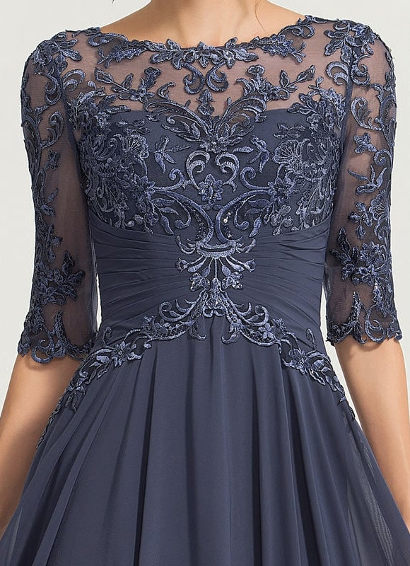 Robe De Bal Longue Marine Chic - gallery 2