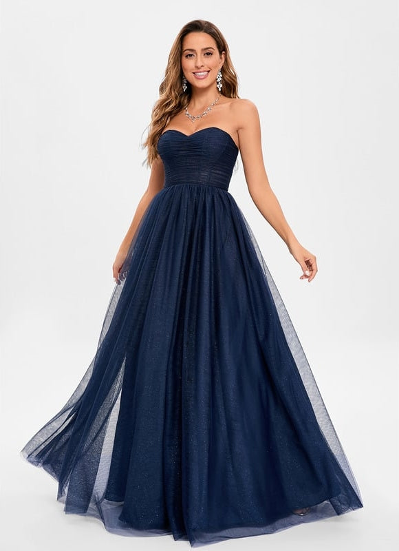 Robe De Bal Traîne Scintillante - gallery 7