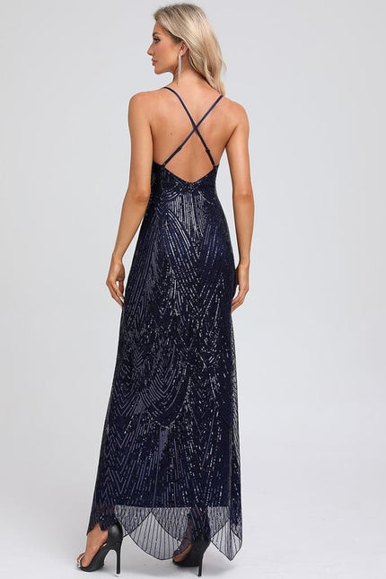 Robe De Bal Pailletée Nude - gallery 6