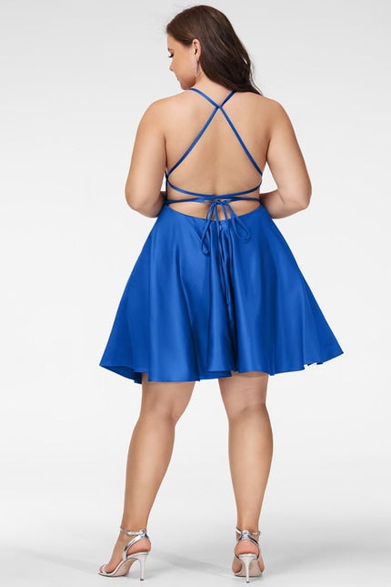 Robe De Bal Rose Satinée - gallery 7