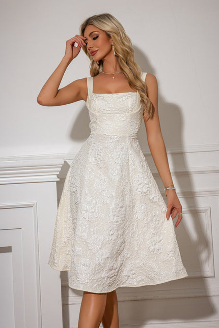 Robe De Bal Rose Brodée - gallery 5