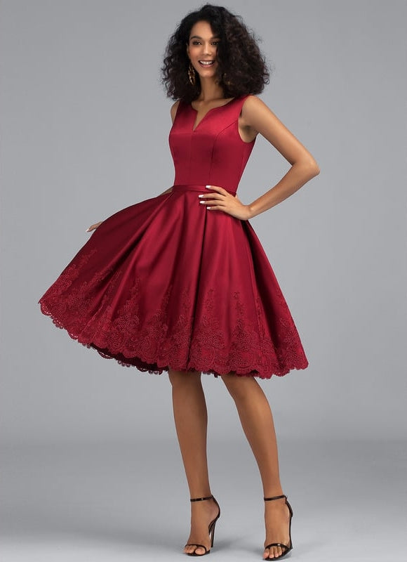 Robe De Bal Élégance Rubis - gallery 5