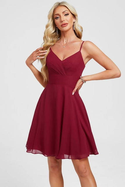 Robe De Bal Col V Fluide - gallery 5