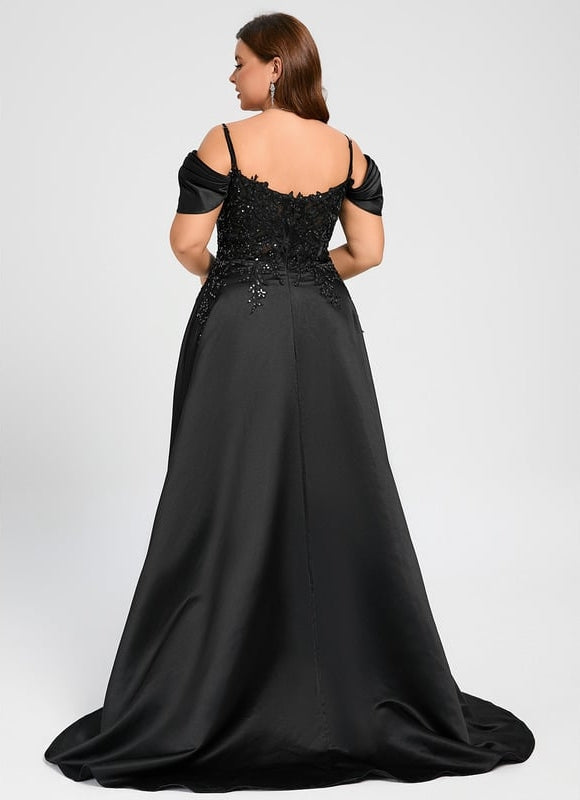 Robe De Bal Éblouissante Satinée - gallery 9