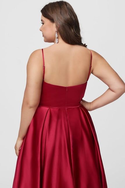 Robe De Bal Satin Noir - gallery 7