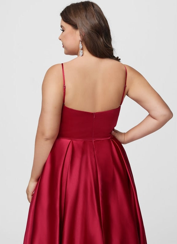 Robe De Bal Satin Noir - gallery 7