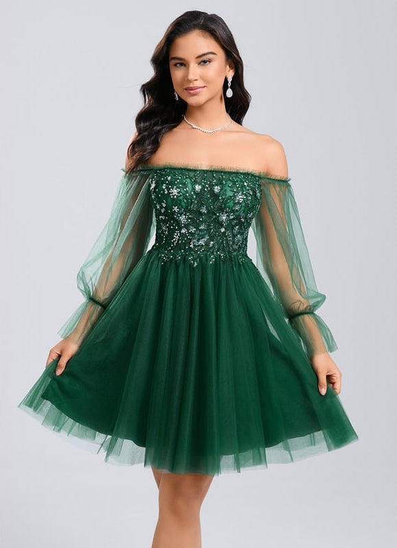 Robe De Bal Émeraude Aérienne - gallery 1