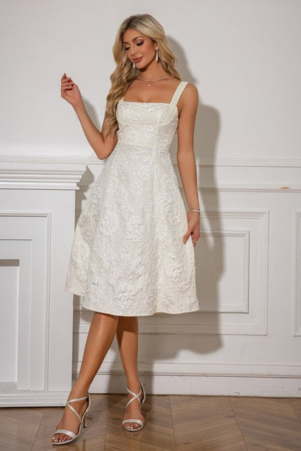 Robe De Bal Rose Brodée - gallery 2