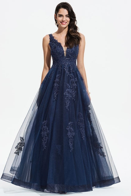 Robe De Bal Tulle Azur - gallery 1