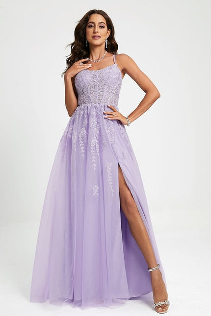 Robe De Bal Lavande Élégante