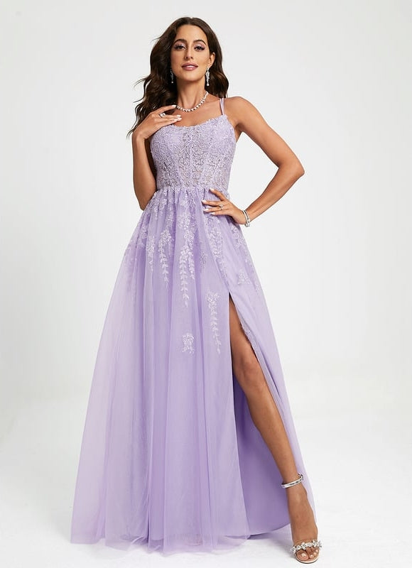 Robe De Bal Lavande Élégante