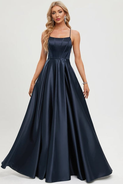 Robe De Bal Satinée Nuit