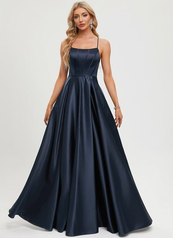 Robe De Bal Satinée Nuit
