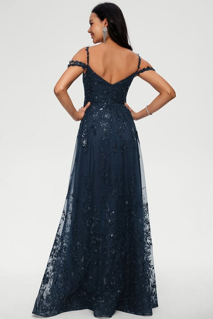 Robe De Bal Émeraude Délicate - gallery 2