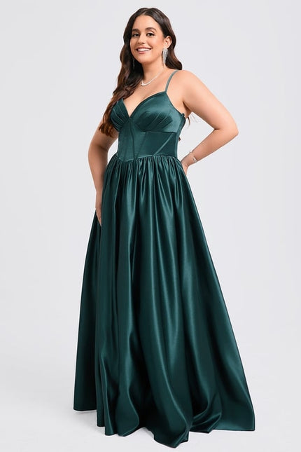 Robe De Bal Bal Satinée Profonde - gallery 7