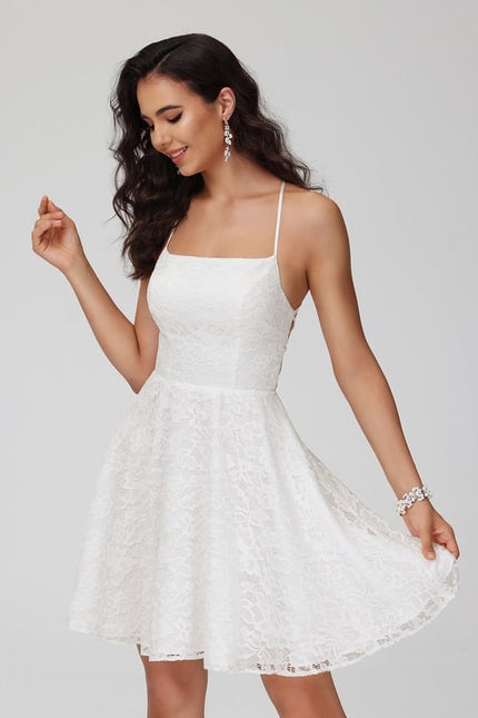 Robe De Bal Élégance Blanc Céleste - gallery 2