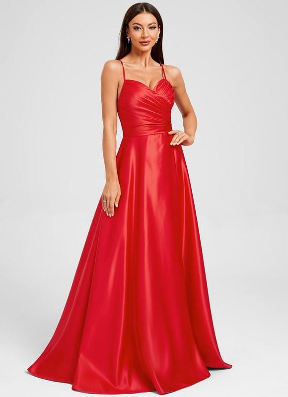 Robe De Bal Longue Satinée - gallery 4