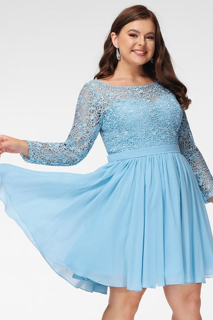 Robe De Bal À Volants Marine - gallery 4