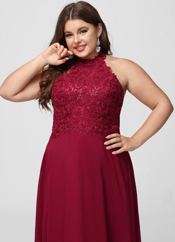Robe De Bal Chic Bordeaux Aérien - gallery 9