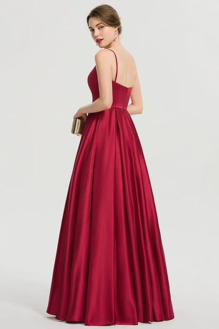 Robe De Bal Satin Noir - gallery 3