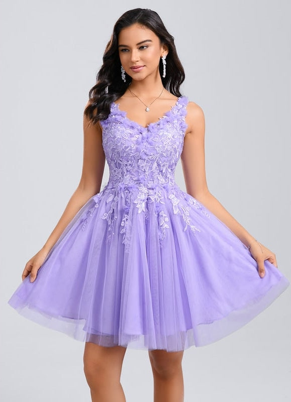 Robe De Bal Tulle Lavande