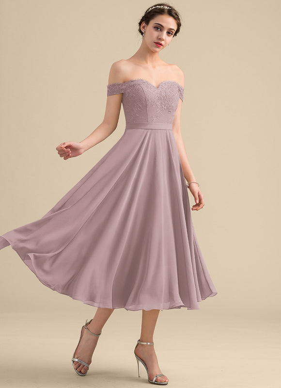 Robe De Bal Lavande Flottante - gallery 2