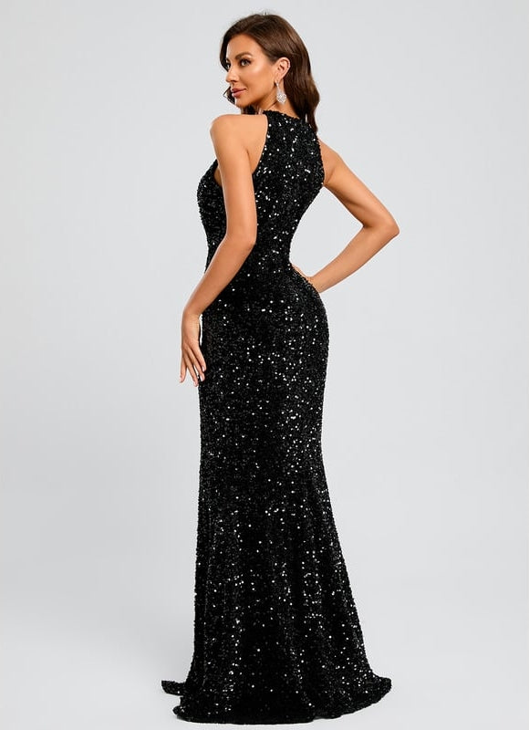 Robe De Bal Longue Scintillante - gallery 9