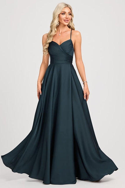 Robe De Bal Élégante Satinée - gallery 1
