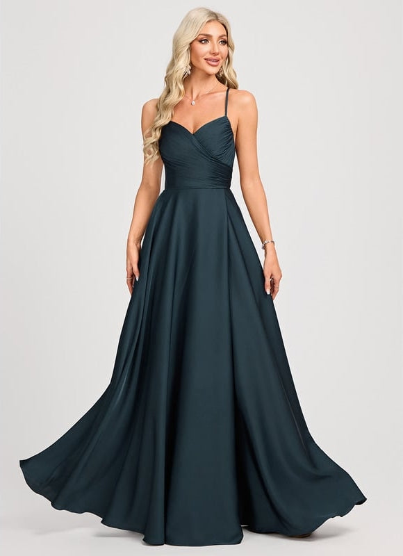 Robe De Bal Élégante Satinée - gallery 1