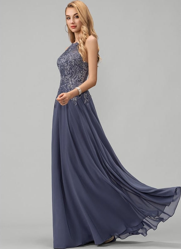 Robe De Bal Fluide Ornée - gallery 2