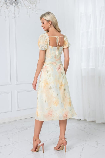 Robe De Bal Florale Pastel - gallery 8
