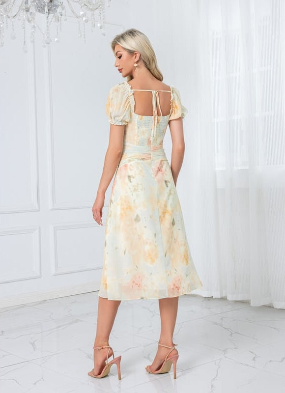 Robe De Bal Florale Pastel - gallery 8