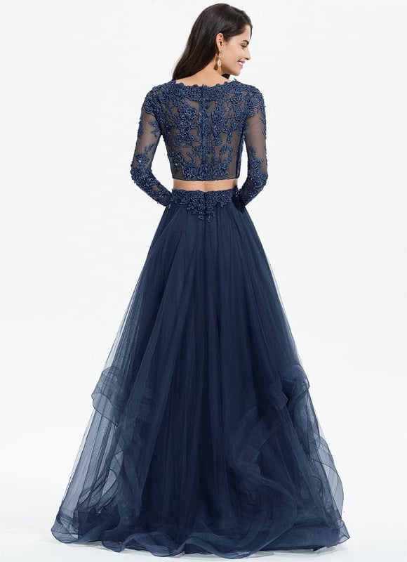 Robe De Bal De Bal Rose Ornée - gallery 2