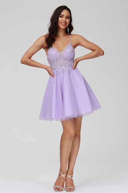 Robe De Bal Lilas Éthérée - gallery 6