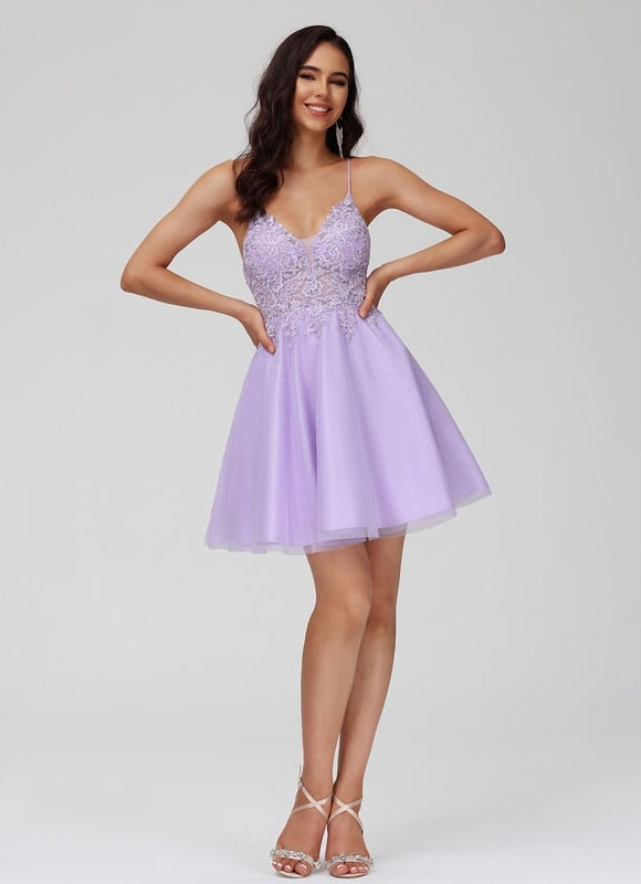 Robe De Bal Lilas Éthérée - gallery 6
