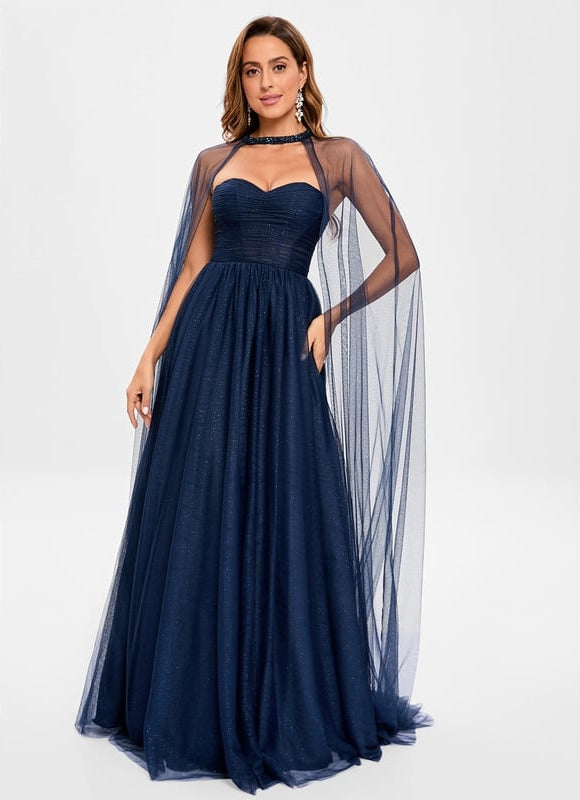 Robe De Bal Traîne Scintillante - gallery 1