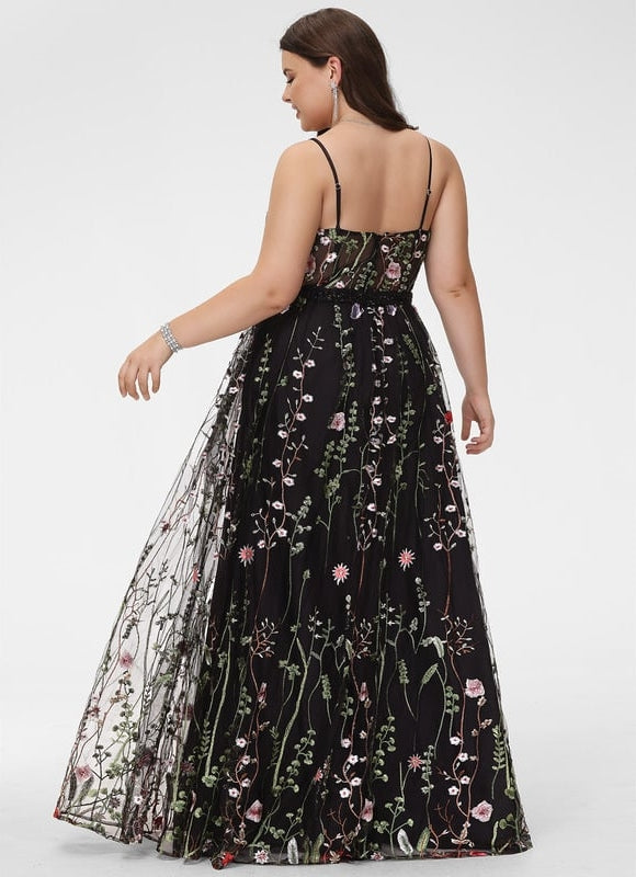 Robe De Bal Florale Élégante - gallery 5