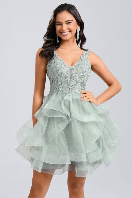 Robe De Bal Verte Volumineuse