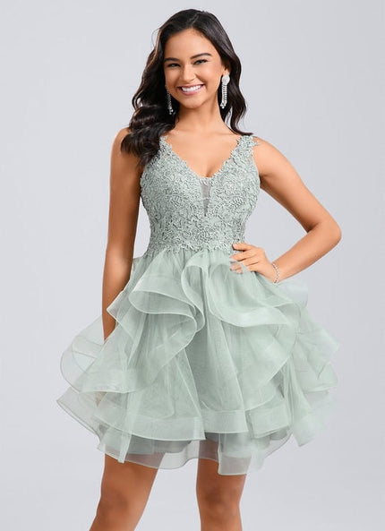 Robe De Bal Verte Volumineuse