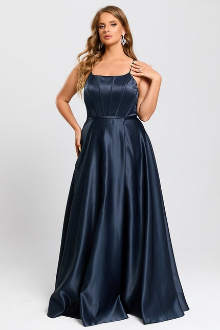 Robe De Bal Satinée Nuit - gallery 9