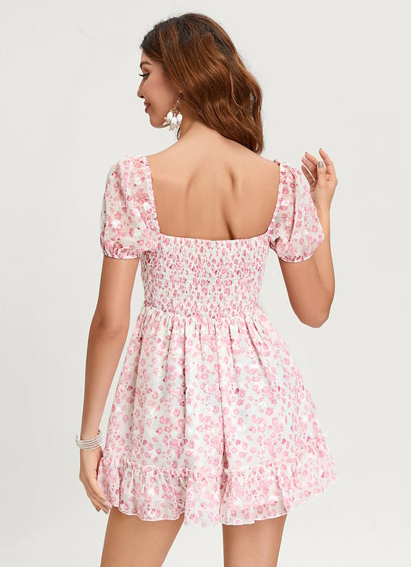 Robe De Bal Florale Douce - gallery 5